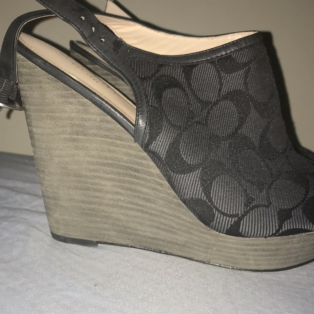 Coach wedge heels